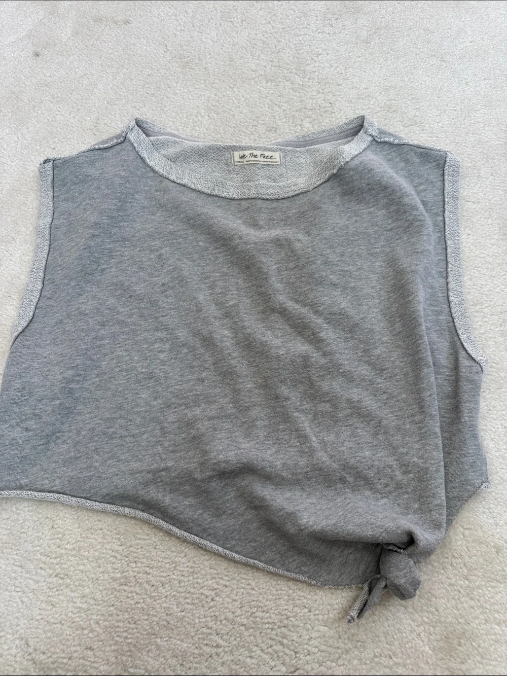 Free People Fresh to Def pullover Heather Gray